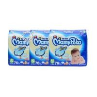 มามี่ โพโค ผ้าอ้อมสำเร็จรูปแบบเทป ไซส์ S บรรจุ 76 ชิ้น (MamyPoko Extra Dry Skin Tape Size S x 76 pcs)