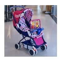 ราคา FIN BABIES PLUS รถเข็นเด็กปรับ3ระดับฟาร์ลิน E355 สีชมพู (3900698)