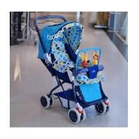 ราคา FIN BABIES PLUS รถเข็นเด็กปรับ3ระดับฟาร์ลิน E355 สีฟ้า (3900589)
