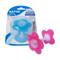 ราคา ยางกัดซิลิโคนเนเจอร์รูปดอกไม้ สีฟ้า 85202 (4004209)