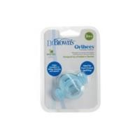 ราคา Dr.Brown\'s : DRBTE333 ยางกัด Transition Teether \quot;Orthees\quot; (Blue) (5424506)