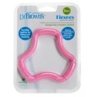 ราคา Dr.Brown\'s : DRBTE101 ยางกัด A Shaped Teether quot;Flexeesquot; (Pink) (5423600)