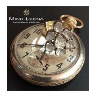 ราคา แหวนเพชรซีกโบราณแท้ล้อมกระจุก 7 เม็ด (7058575)