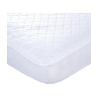 ราคา Carter\'s C3FQPD:Carter\'s Keep Me Dry Waterproof Fitted Quilted Crib Pad, White (4949425)