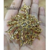 ราคา จี้เพชรซีกโบราณทางภาคใต้ (บินตังเปรอเจ๊ะ) น้ำหนักรวม 15.5 กรัม (7048950)