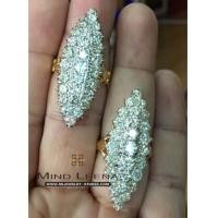 ราคา แหวนเพชรเกสรโบราณ แหวนเพชรเกสรโบราณทรงข้าวหลามตัดแบบสวย สภาพสมบูรณ์ (7048946)