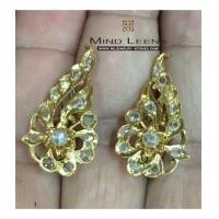 ราคา ต่างหูหางหงษ์เพชรซีกโบราณ (ซุมบังอินตัน) ต่างหูเพชรซีกรูปทรงหางหงษ์ น้ำหนักรวม 3.5 กรัม (7037440)