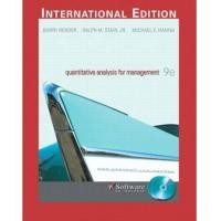 ราคา Quantitative Analysis for Management with CD: International Edition ISBN 9780131971028 (7091256)