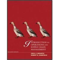 ราคา Introduction to Operations and Supply Chain Management ISBN 9780139446207 (7090788)