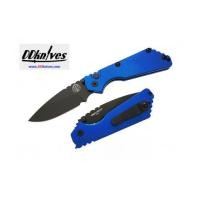 ราคา มีดออโต้ Pro-Tech Strider SnG Automatic Knife Black Plain Blade, Blue Aluminum Handles (2403-BLUE) (7391999)
