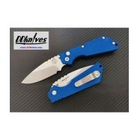 ราคา มีดออโต้ Pro-Tech Strider SnG Automatic Knife Plain Blade, Blue Aluminum Handles (2401-BLUE) (7391987)