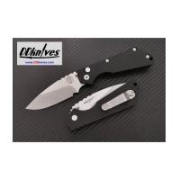 ราคา มีดออโต้ Pro-Tech Strider SnG Automatic Knife Stonewashed Plain Blade, Black Aluminum Handles (2401) (7391978)