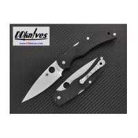 ราคา มีดพับ Spyderco Native Chief Folding Knife S30V Satin Plain Blade, Black G10 Handles (C244GP) (7337493)