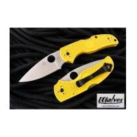 ราคา มีดพับ Spyderco Native 5 Salt Folding Knife LC200N Satin Plain Blade, Yellow FRN Handles (C41PYL5) (7271350)