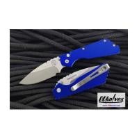 ราคา มีดออโต้ Pro-Tech Strider PT AUTO Folding Knife Stonewashed, Blue Handles (2301-BLUE) (7246245)