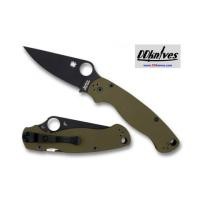 ราคา มีดพับ Spyderco Limited Edition Paramilitary 2, S30V Black Blade, OD Green G10 Handles (C81GPGRBKP2) (7243368)