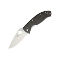 ราคา มีดพับ Spyderco Tenacious Folding Knife Satin Plain Blade, Carbon Fiber/G10 Handles (C122CFP) (7209589)