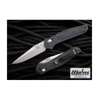 ราคา มีดพับ Benchmade Osborne Folding Knife S30V Satin Plain Blade, Black Aluminum Handles (943) (7199906)