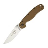 ราคา มีดพับ Ontario RAT Model 2 Folding Knife D2 Satin Plain Blade, Coyote Brown Nylon Handles (8828CB) (7147957)
