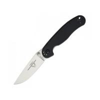 ราคา มีดพับ Ontario RAT Model 2 Folding Knife D2 Satin Plain Blade, Black Nylon Handles (8828) (7147947)