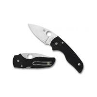 ราคา มีดพับ Spyderco Lil\' Native Compression Lock CPM-S30V Blade, Black G10 Handles (C230GP) (7138920)