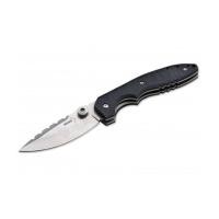 ราคา มีดพับ Boker Plus Sulaco Folding Knife Stonewashed Blade, Black G10 Handles (01BO019) (7001767)