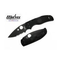 ราคา มีดพับ Spyderco Native 5 Folding Knife S30V Black Combo Blade, Black FRN Handles (C41PSBBK5) (6885919)