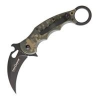 ราคา มีดคารัมบิท Fox 479 Folding Karambit Black Plain Blade, Digital Camo G10 Handles (479DGC) (6878044)
