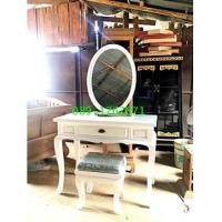 ราคา โต๊ะเครื่องแป้งขานกไม้สัก4 (7334827)