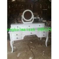 ราคา โต๊ะเครื่องแป้งขานกไม้สัก3 (7082554)