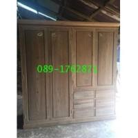 ราคา ตู้เสื้อผ้าไม้สัก 2 บานเปิด 3 ลิ้นชัก (7334815)