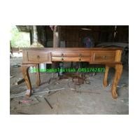 ราคา โต๊ะทำงานไม้สักขานก4 (6850296)