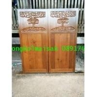 ราคา ตู้เก็บเสื้อผ้าไม้สัก 2 บานแกะสลัก (7174962)