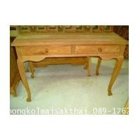 ราคา โต๊ะทำงานไม้สักขานก (4111669)