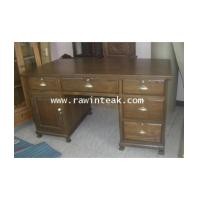 ราคา โต๊ะทำงานไม้สัก 5 ลิ้นชัก 1 บานประตู (3223501)