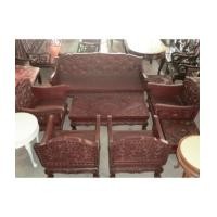 ราคา ชุดรับแขกไม้สักแกะสลักลายดอกกุหลาบมือสอง (6725740)