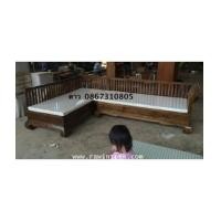 ราคา ชุดรับแขกไม้สัก ชุดเข้ามุมไม้สัก ตัว L มี 2 ตัวตัวกัน (6602327)