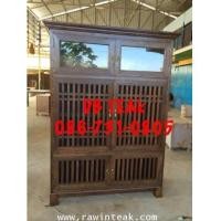 ราคา ตู้กับข้าวไม้สักแท้ ตู้เก็บของไม้สัก (6600117)