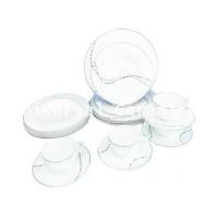 ราคา จานชามเซรามิค 20 PCS. ลาย Pearly (6599174)
