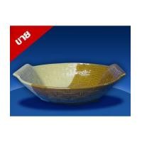 ราคา ชาม 9 นิ้ว ทรงเรือสาน-น้ำตาล (4700403)