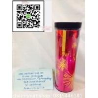 ราคา !Starbucks Troy USA Gold Star Tumbler แก้วสตาร์บัคเมกาRed Gold Star Ornament Tumbler, 16 ozแดงเด่น (6731528)