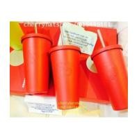ราคา +แก้วสตาร์บัคอเมริกาStarbucks USA แดงด้านที่ใครๆตามหา Stainless Steel ColdCup - Matte Red 16 fl oz (6663234)