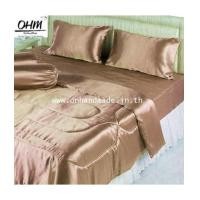 ราคา ผ้าปูที่นอนผ้าเครปซาติน 220 เส้น ขนาด 3.5 ฟุต สีน้ำตาลคาราเมล (7101926)