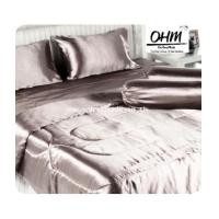 ราคา ผ้าปูที่นอนผ้าเครปซาติน 220 เส้น ขนาด 3.5 ฟุต สีน้ำตาลเทา (7101925)