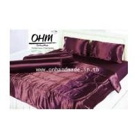 ราคา ผ้าปูที่นอนผ้าเครปซาติน 220 เส้น ขนาด 3.5 ฟุต สีแดงไวน์ (7101923)