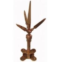 ราคา หัวล่อฟ้าทองแดงแบบแฉก ขนาด 5/8 นิ้ว ยาว 50 cm. พร้อมฐาน (5897692)