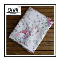 ราคา ปลอกที่นอนปิคนิคแบบซิป ผ้าซาตินแท้330เส้น ขนาด 3.5 ฟุต (42นิ้วx78นิ้ว) พื้นชมพูอ่อน ลายช่อดอกไม้ใหญ่ (6870521)