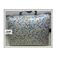 ราคา ผ้าปูที่นอนและผ้านวมคลุมเตียงผ้าซาตินแท้330เส้น ขนาด6ฟุต(6ชิ้น) พื้นขาว ลายหัวใจน้ำเงิน-ฟ้า-ส้ม (6868319)