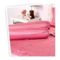 ราคา ปลอกหมอนข้าง ผ้าซาตินแท้ 440 เส้น สีชมพูกลีบบัว (4287656)