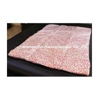 ราคา ผ้าห่มเด็กเอนกประสงค์ ผ้าซาตินแท้ 330 เส้น ขนาด 44 นิ้ว x 60 นิ้ว พื้นขาว ลายเชอรี่ (5942786)